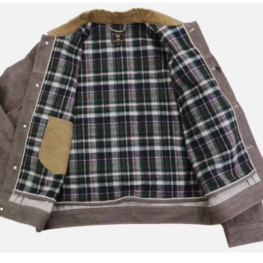 Lee x Brooklyn Circus 1930's Cowboy Jacket Brown Selvedge Denim Men's Size XL - Picture 5 of 16